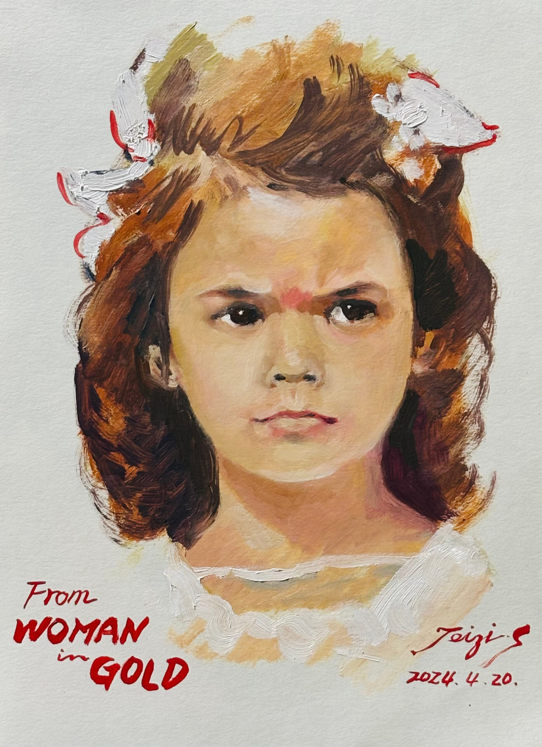 油絵 心地よ F4-242023 私の愛しい女たち 